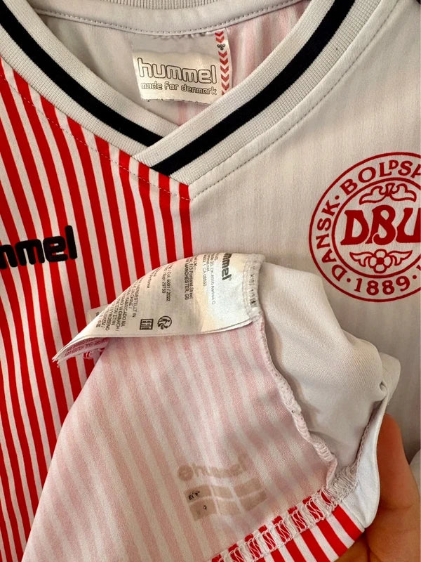 Danmark DBU fodboldtrøje 1986 retro