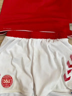 Danmark DBU fodboldtrøje + shorts 2020