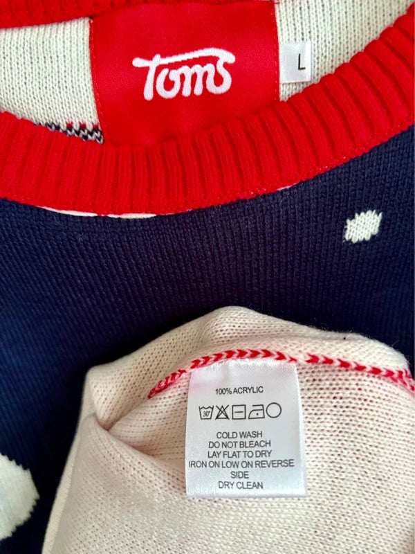 Toms “Snebolder” julesweater