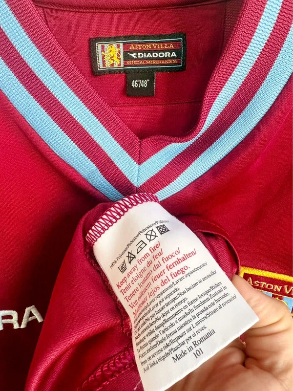 Aston Villa fodboldtrøje 2002-03 – Nr. 7 – billede 3