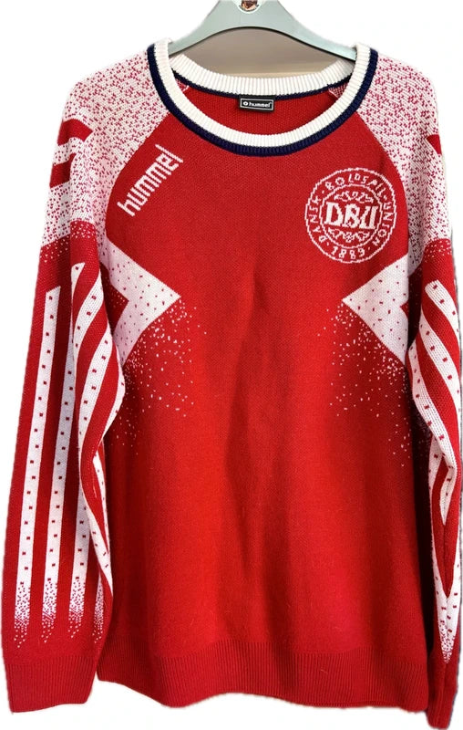Danmarks landshold fodboldtrøje – Hummel, str. XL