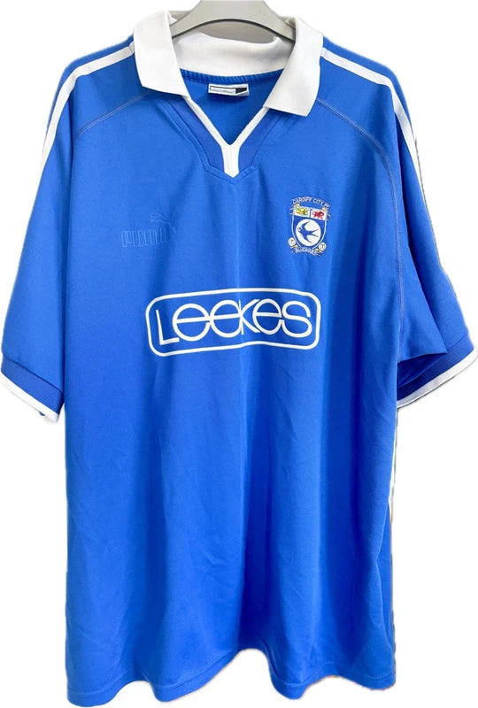 Cardiff City fodboldtrøje 2002 – Puma, str. XXL