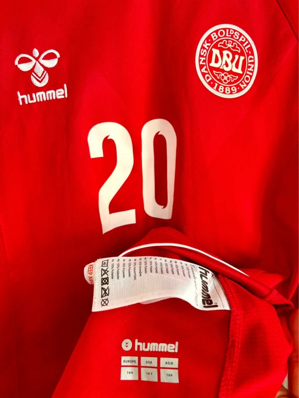 Danmark fodboldtrøje 2016-17 Yurary #20 – billede 3