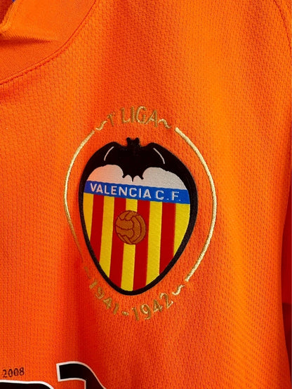 Valencia fodboldtrøje 2007-08 – Joaquín #17 – billede 4