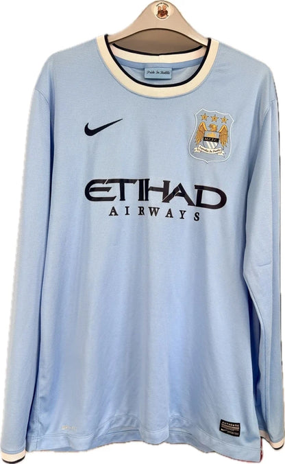 Manchester City fodboldtrøje 2013 – Nike, str. L