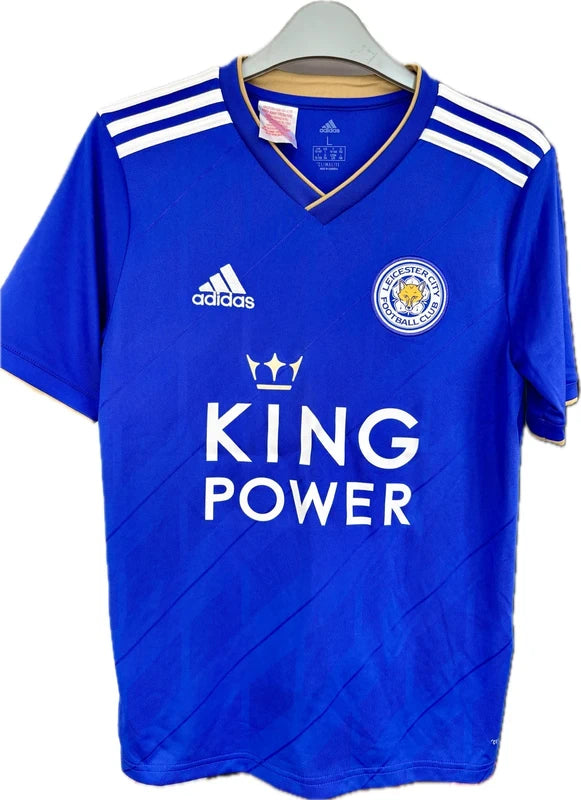 Leicester City fodboldtrøje 2018 – Adidas, str. 14 år / 164 cm