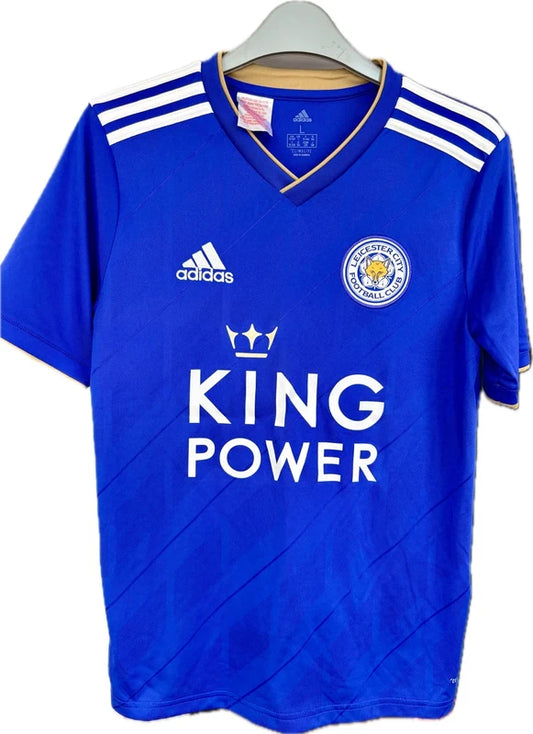 Leicester City fodboldtrøje 2018 – Adidas, str. 14 år / 164 cm
