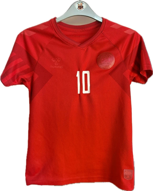 Danmarks landshold fodboldtrøje 2022 – Hummel, str. 12 år / 152 cm