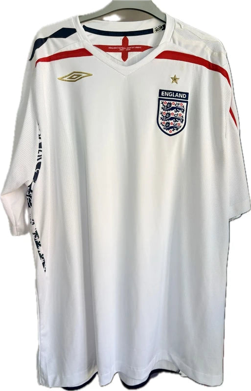 Englands landshold fodboldtrøje 2007 – Umbro, str. XXXL