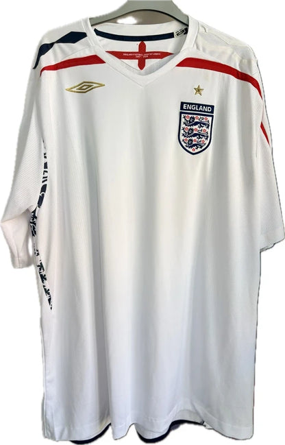 Englands landshold fodboldtrøje 2007 – Umbro, str. XXXL