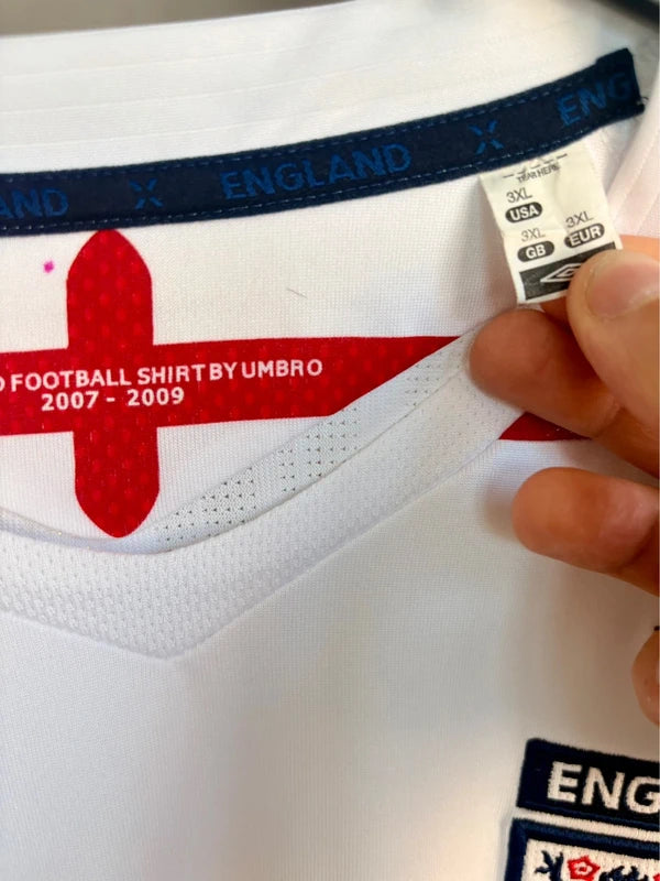 England fodboldtrøje 2007-2009 – billede 3