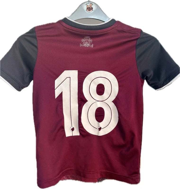 F.C. København fodboldtrøje 2018/19 – Adidas – nr. 18 – 128 / 8 år – billede 2