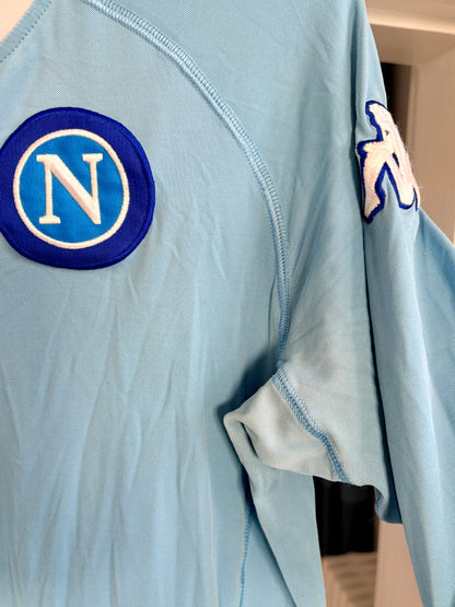 Kappa Napoli fodboldtrøje L lyseblå 2005