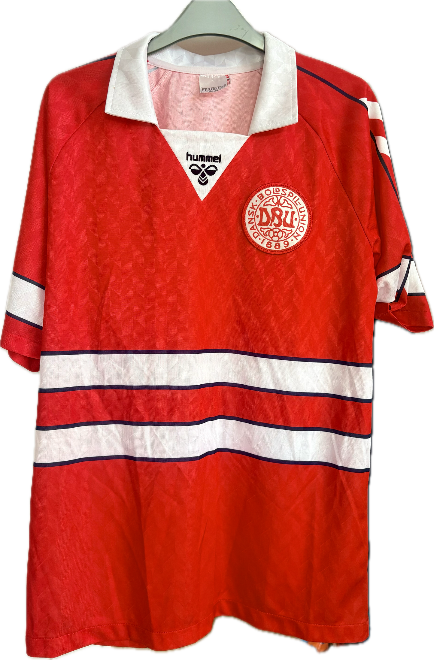Dänemark Fußballtrikot 1988 Retro Elkjær 10