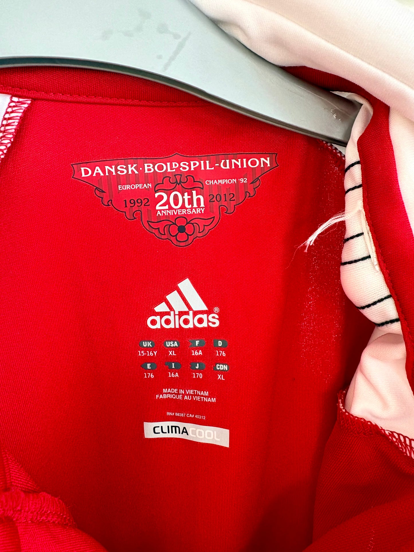 Danmark 2012 EM Jubilæum fodboldtrøje
