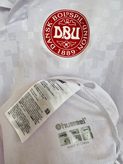 Danmark 🇩🇰 DBU fodboldtrøje M hvid