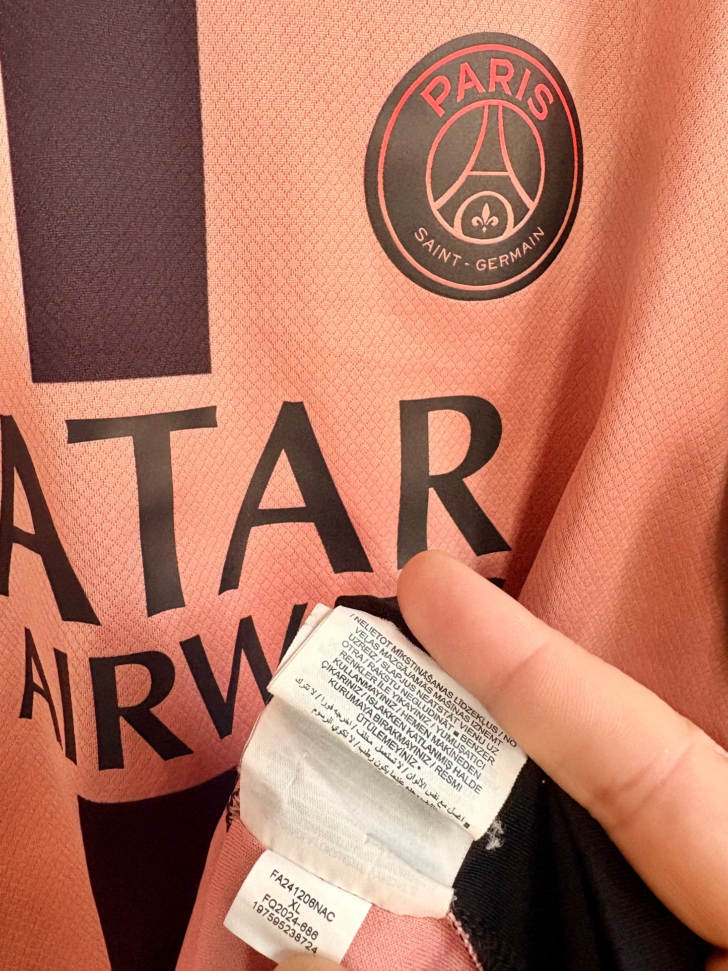 Paris Saint-Germain fodboldtrøje 2024-25