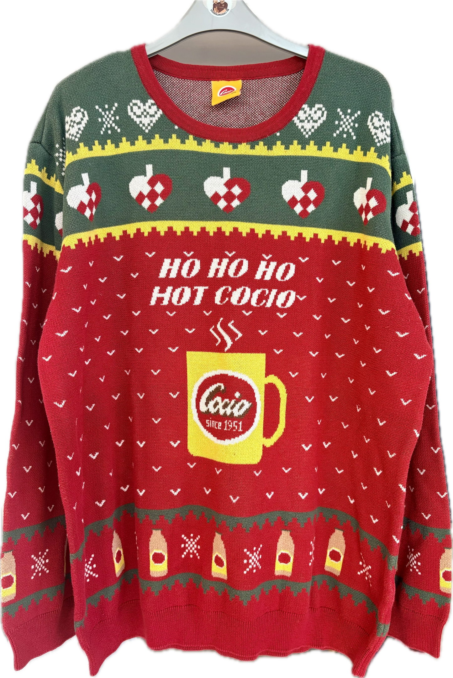 Cocio julesweater / juletrøje Ho Ho Ho Hot Cocio
