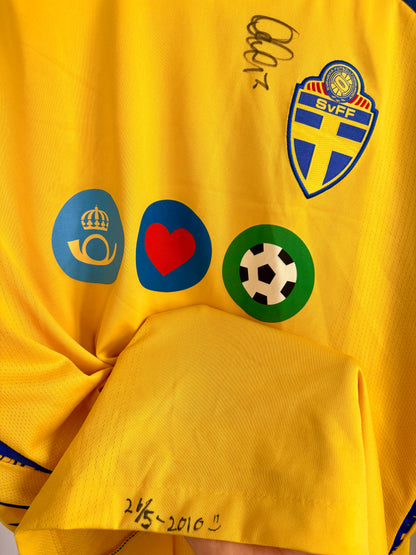 Sverige fodboldtrøje 2007 - Fodboldminder.dk