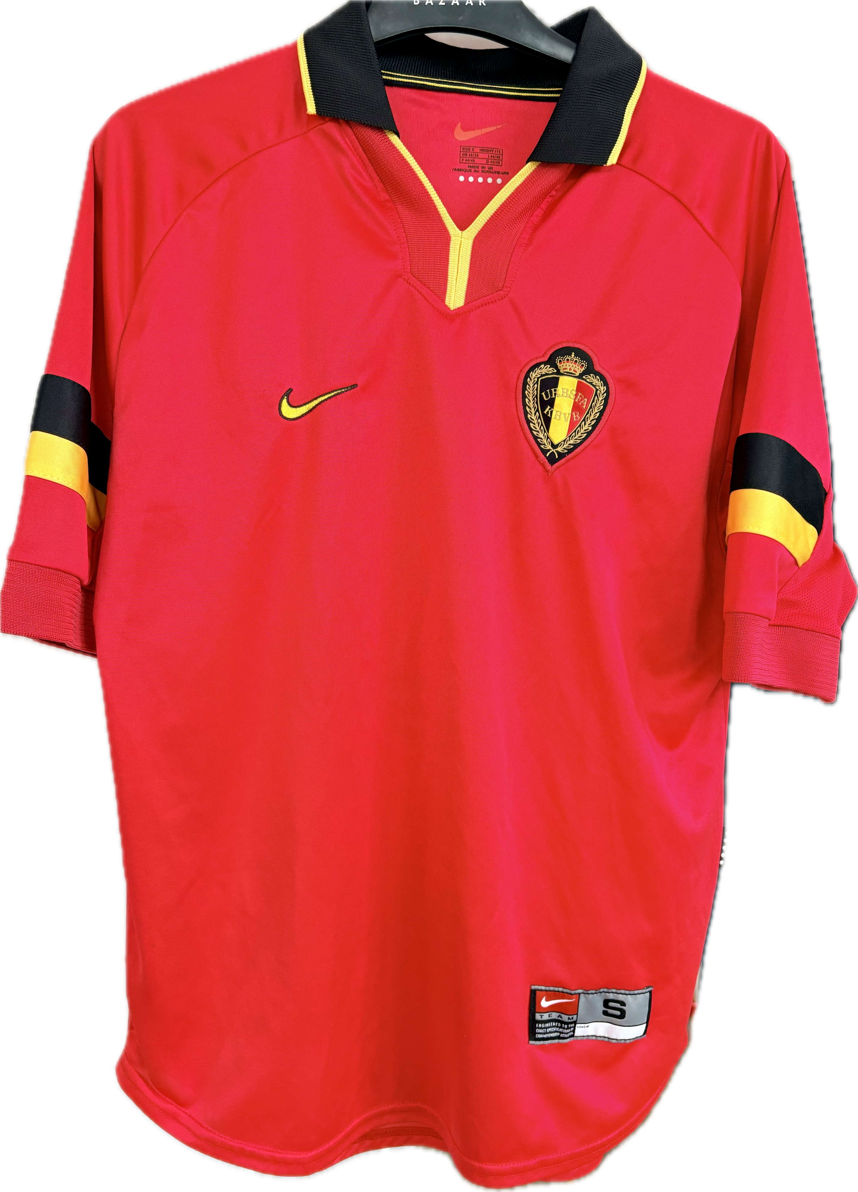 Belgien 🇧🇪 fodboldtrøje Mpenza 1999
