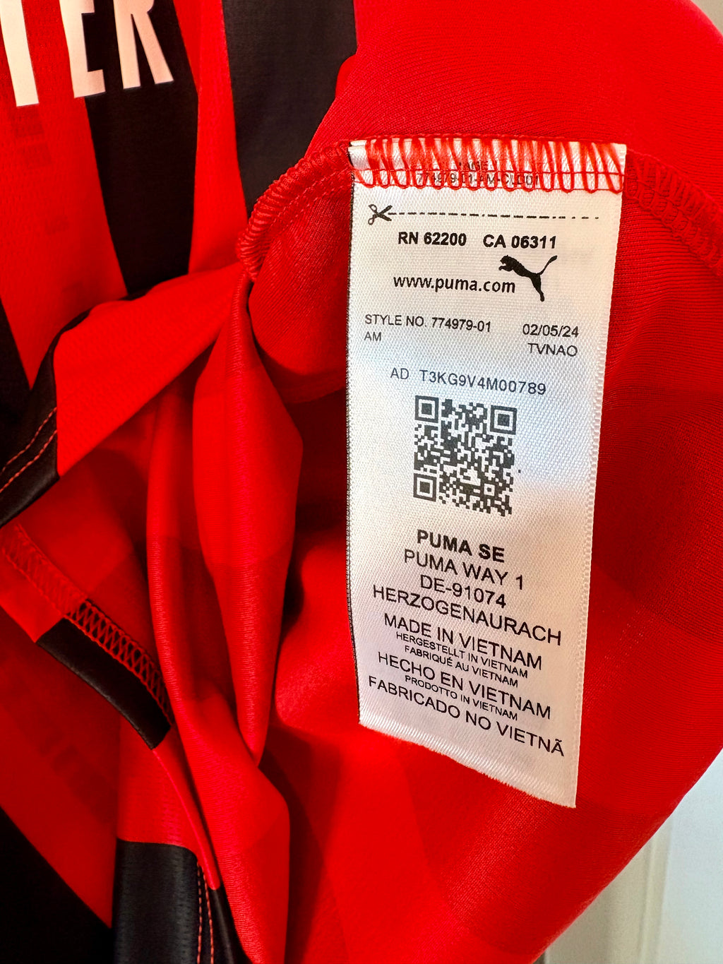 AC Milan fodboldtrøje 2024