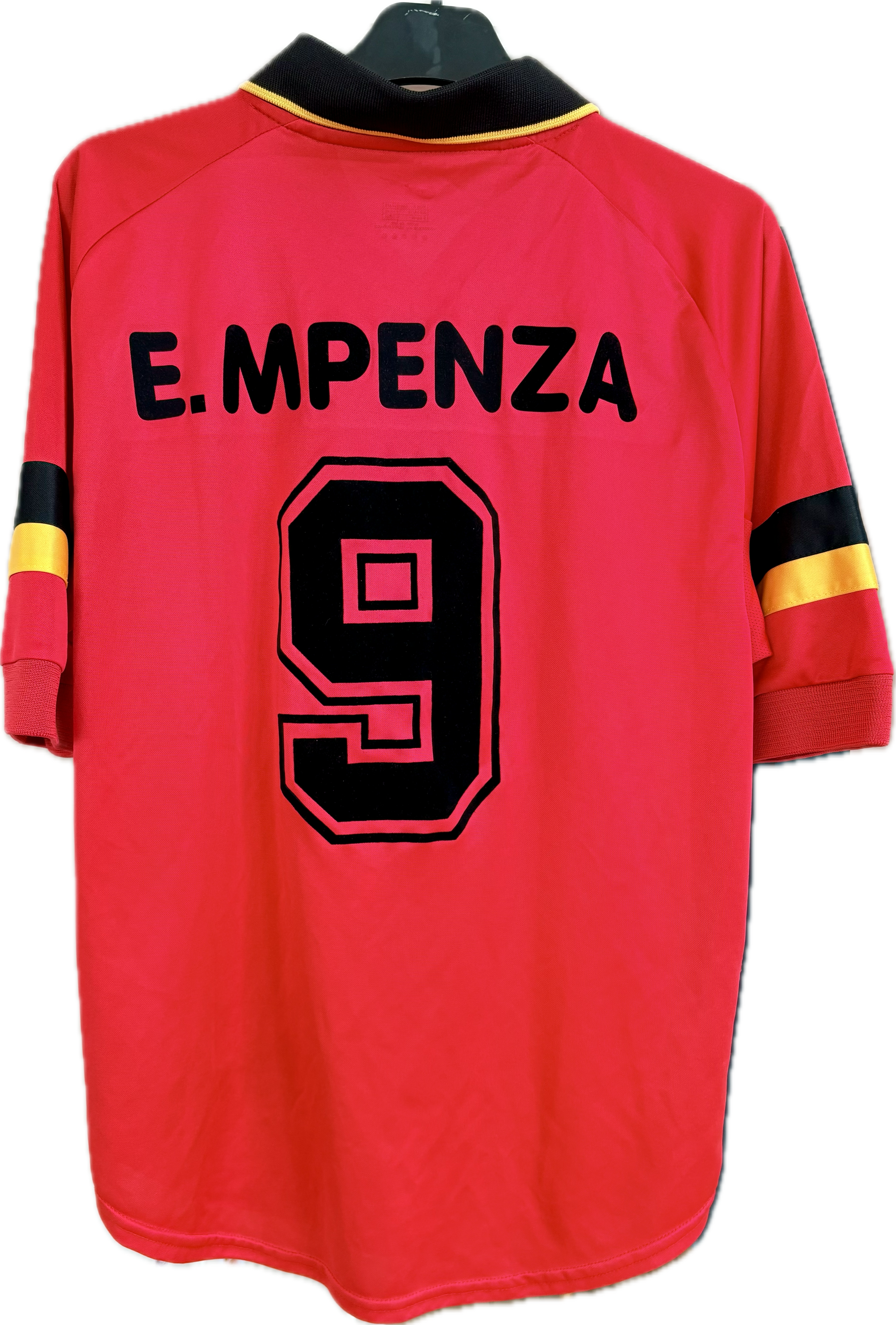 Belgien 🇧🇪 fodboldtrøje Mpenza 1999