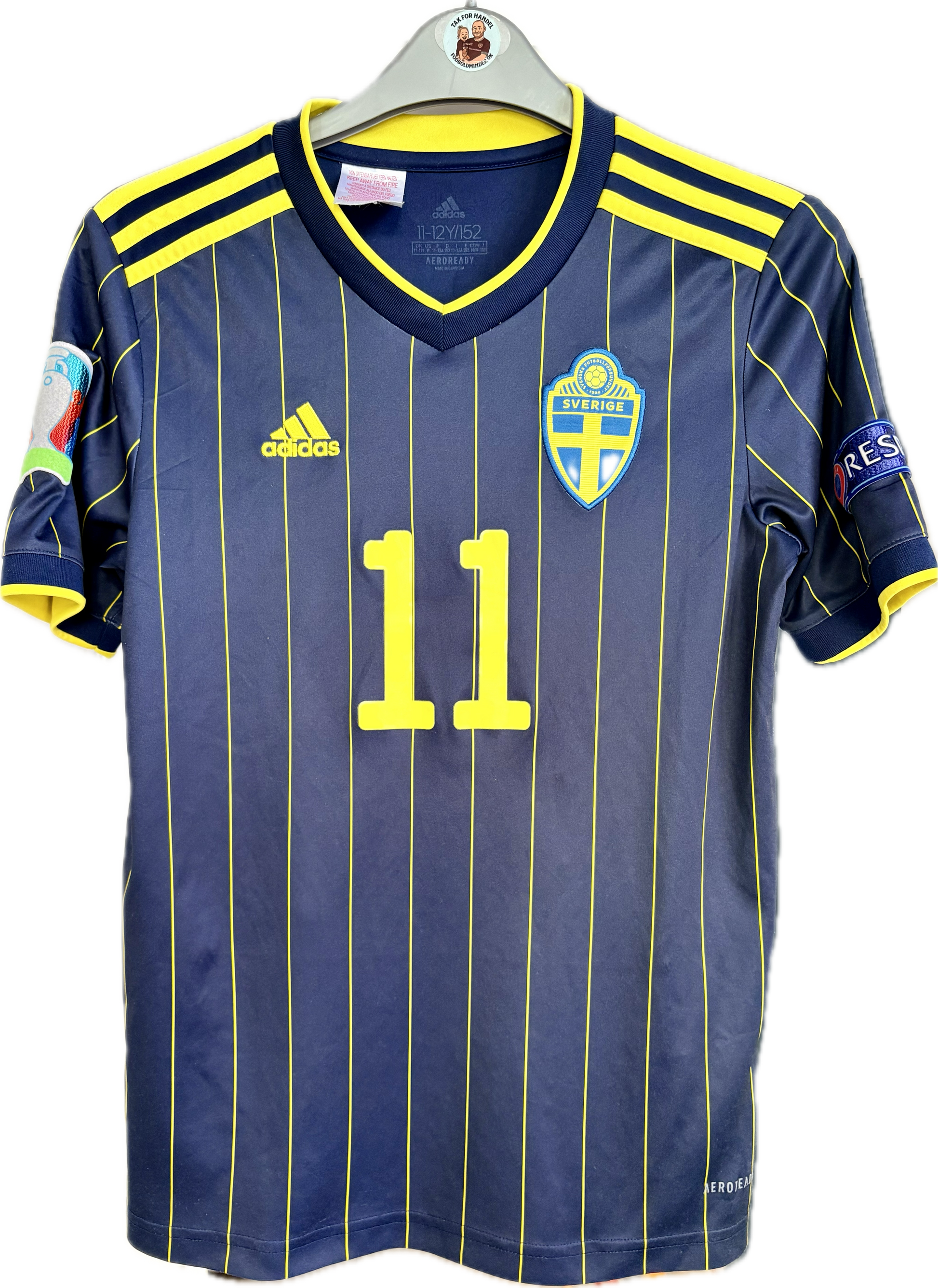 Sverige fodboldtrøje Isak 2020 - Fodboldminder.dk