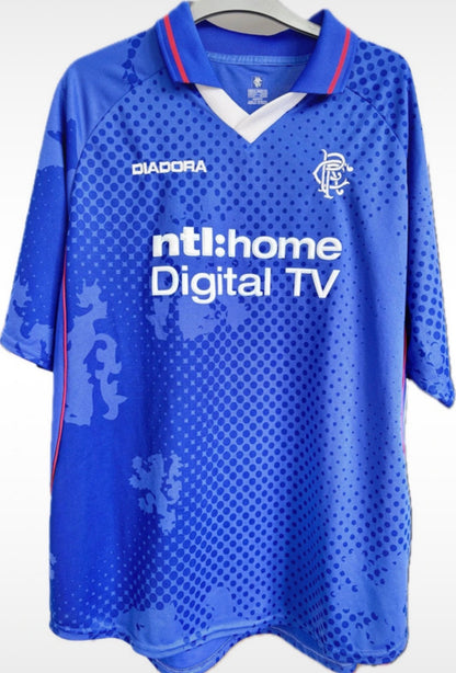 Glasgow Rangers fodboldtrøje 2002