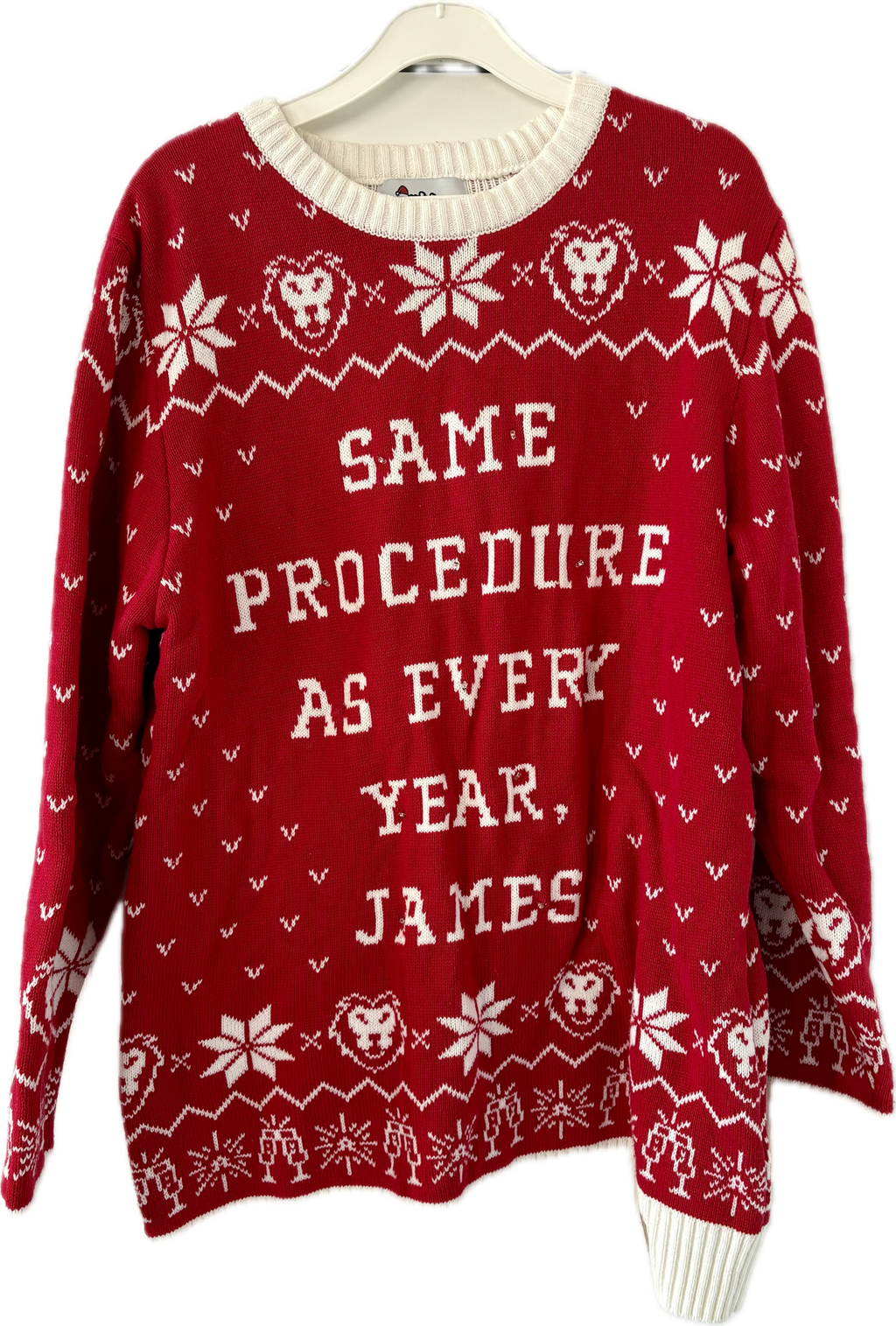 Same Procedure As Every Year, James juletrøje