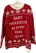 Same Procedure As Every Year, James juletrøje