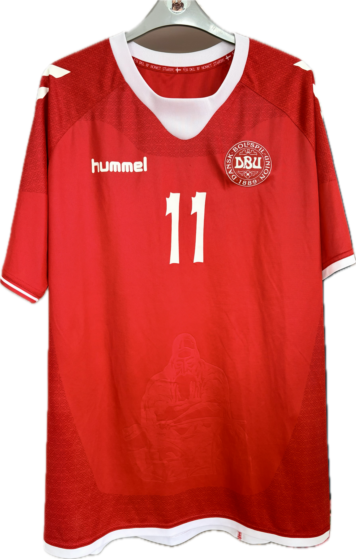 Danmark DBU fodboldtrøje 2016 – Bendtner
