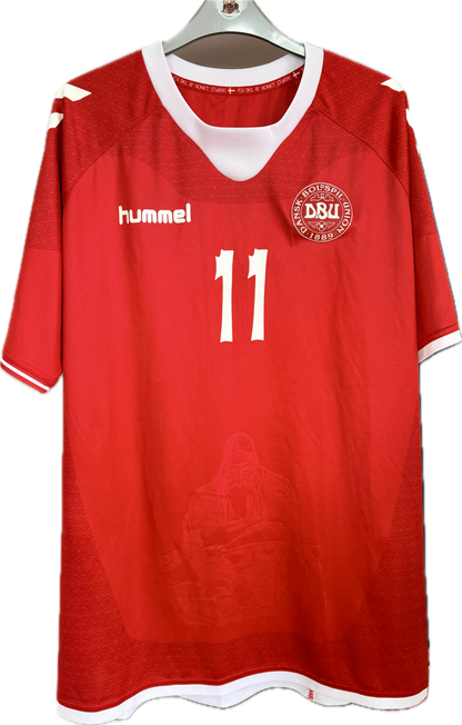 Danmark DBU fodboldtrøje 2016 – Bendtner