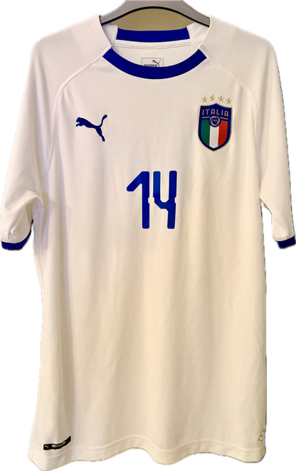 Italien 🇮🇹 fodboldtrøje Chiesa 2018