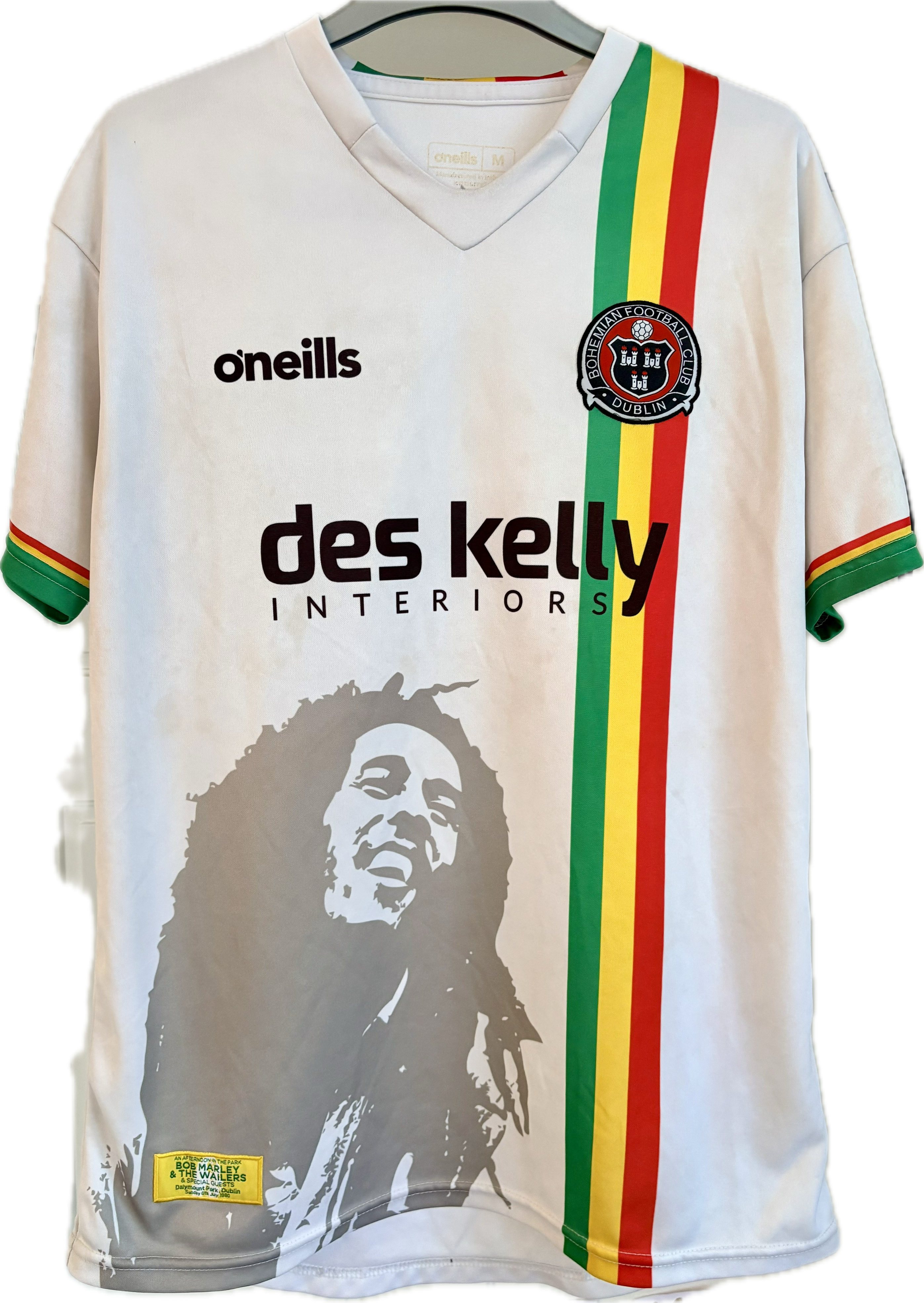 Bohemian FC fodboldtrøje med Bob Marley 2022