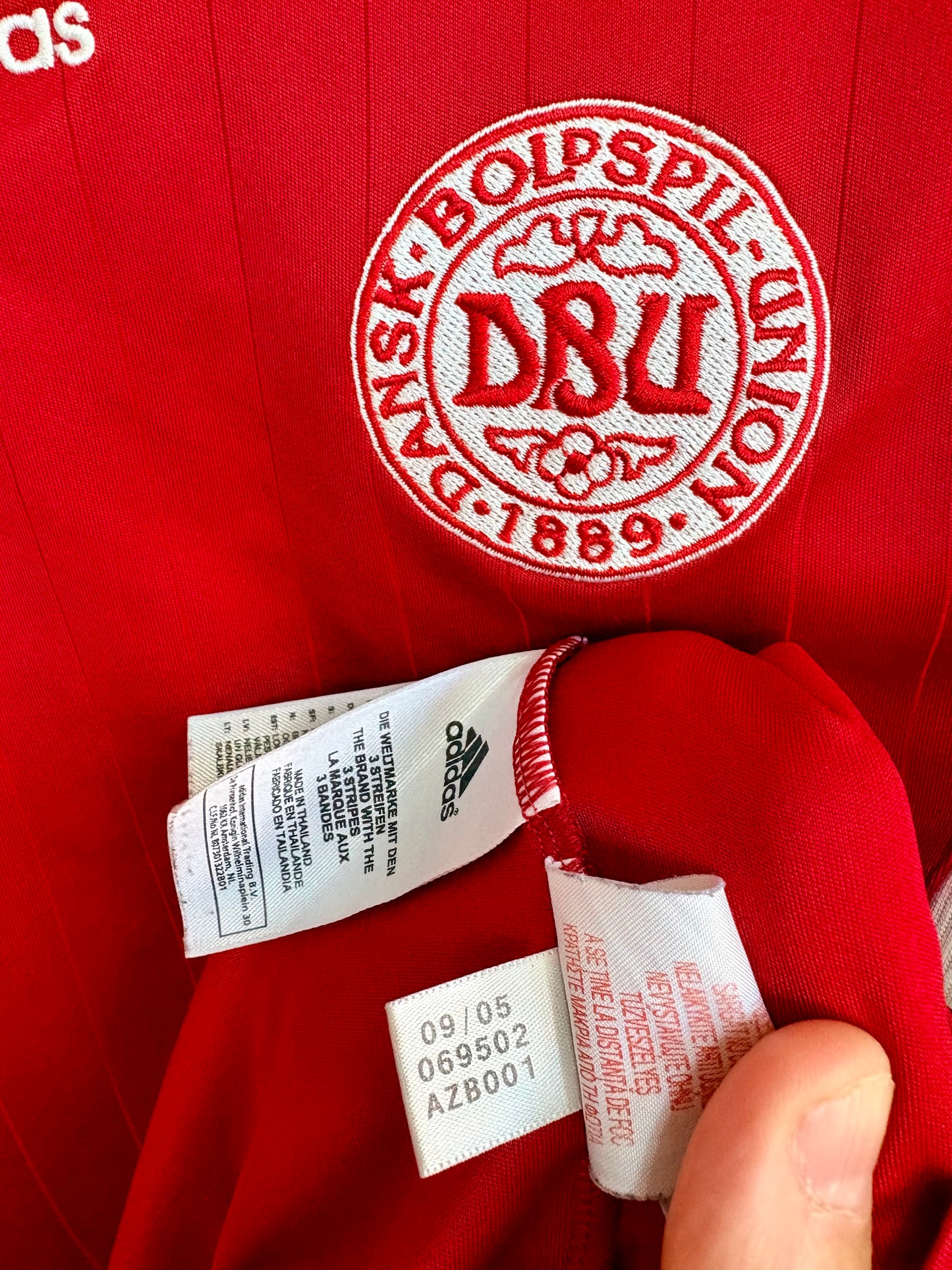 Danmark DBU fodboldtrøje 2005