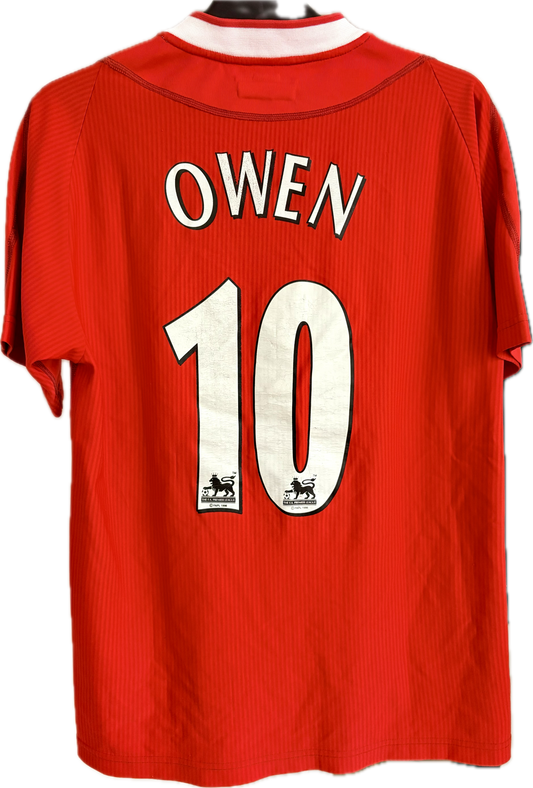Liverpool fodboldtrøje med Owen 2002