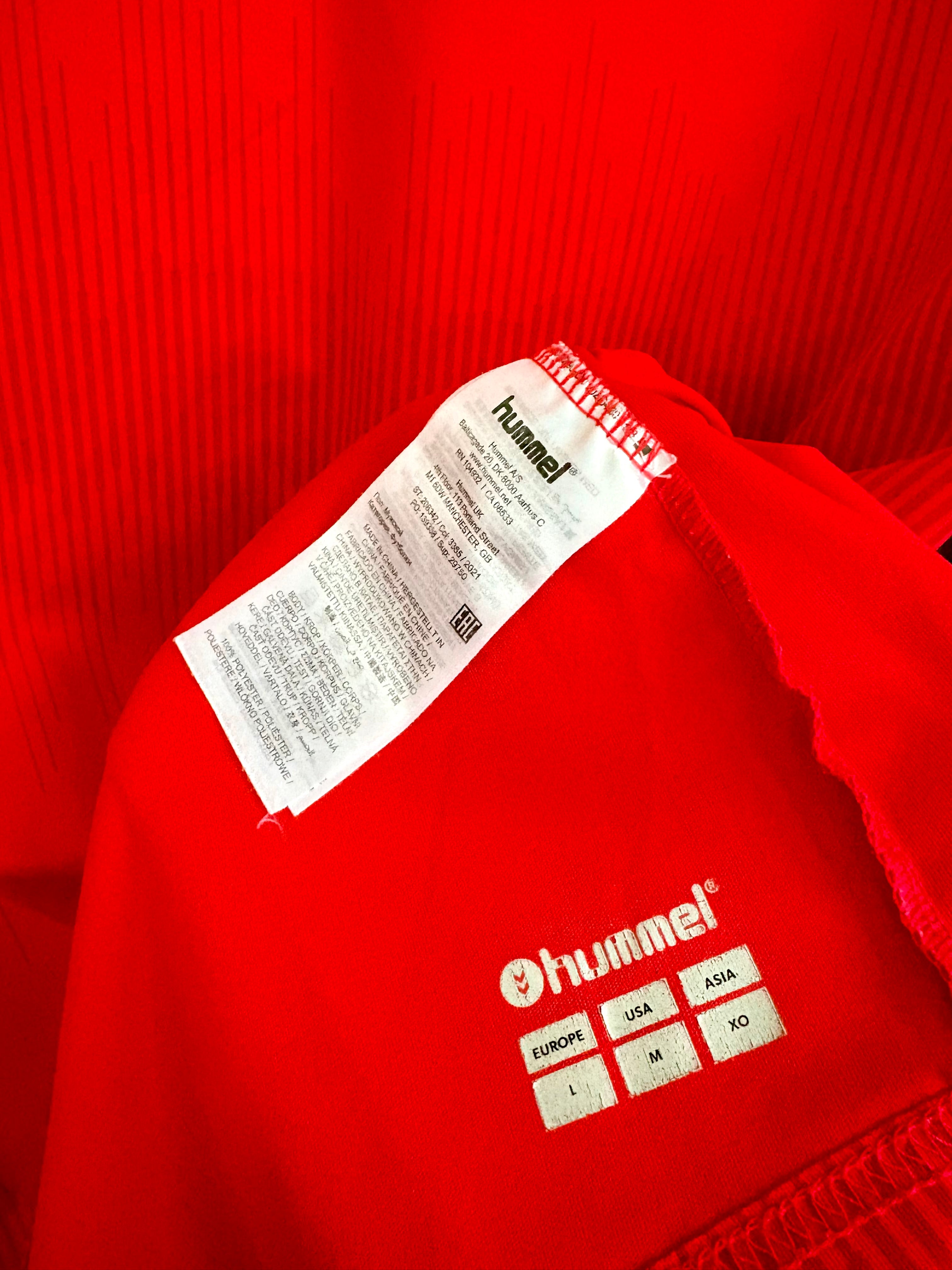 Danmark DBU fodboldtrøje med Damsgaard 2020