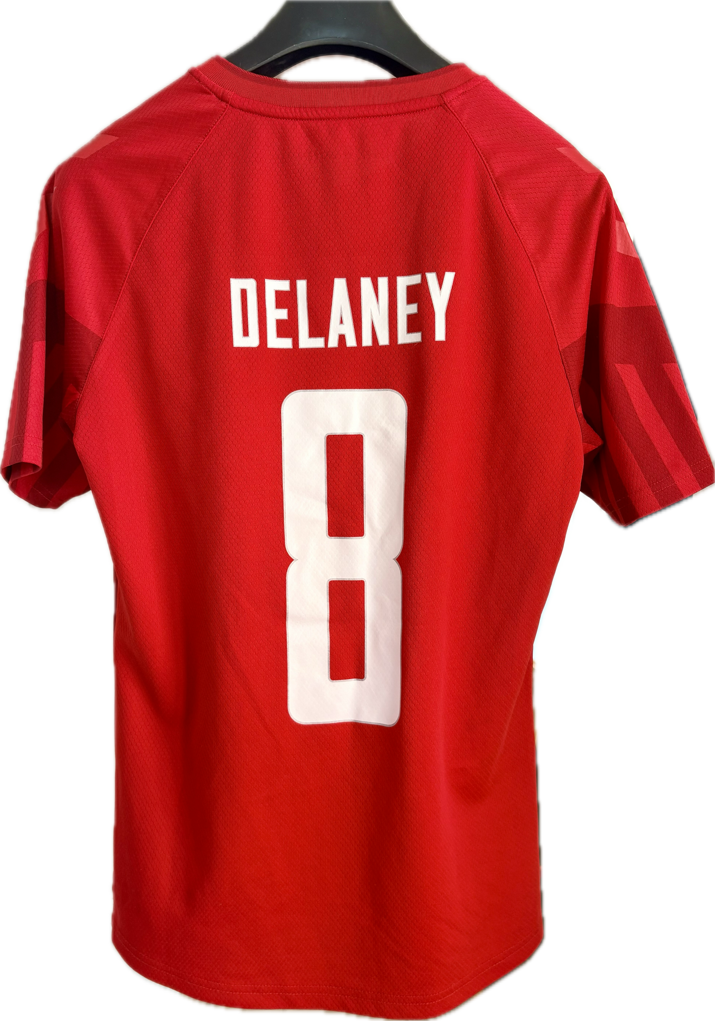 Danmark DBU fodboldtrøje 2022 Delaney 8