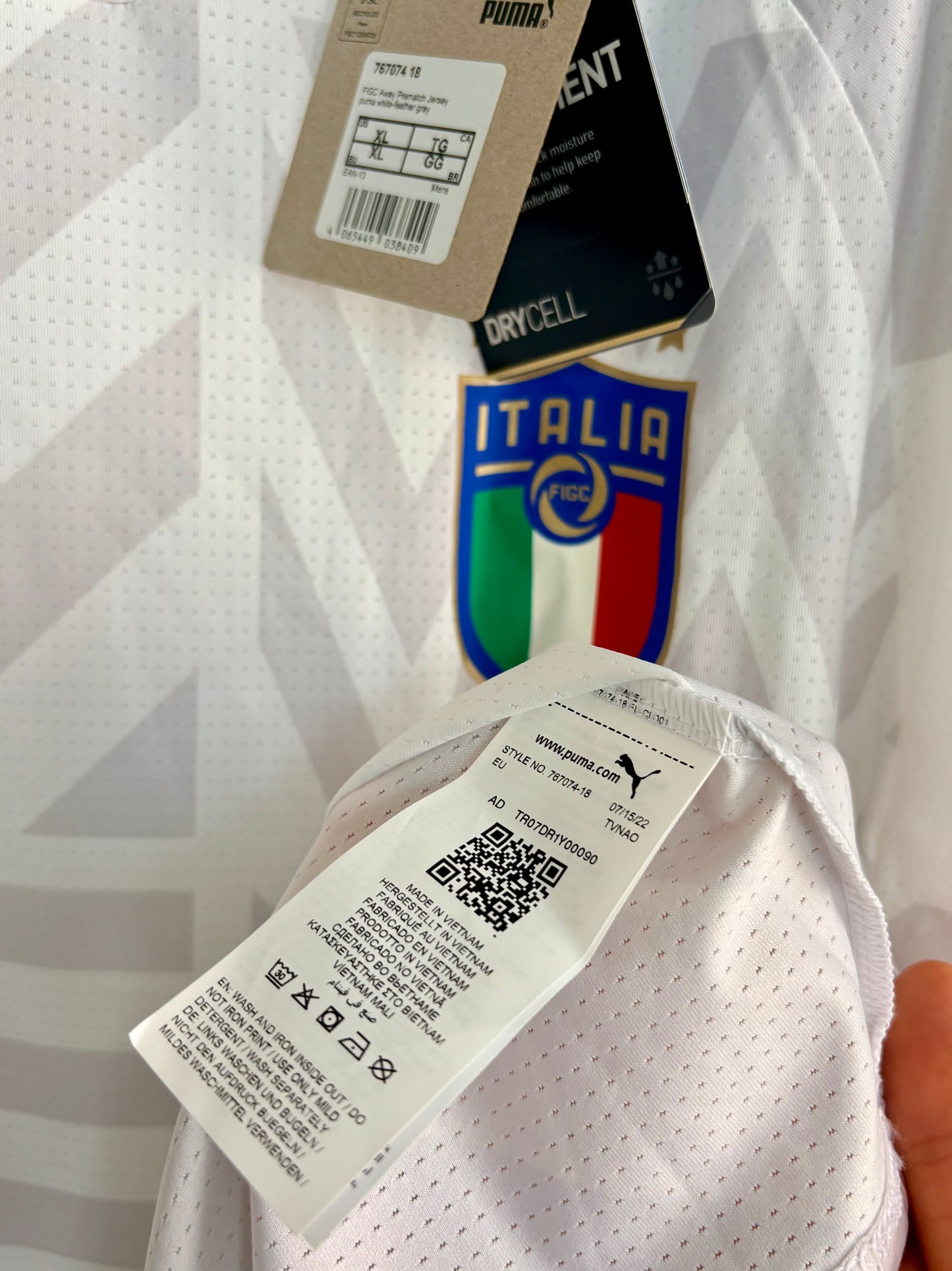 Italien fodboldtrøje 2022 – Away Prematch