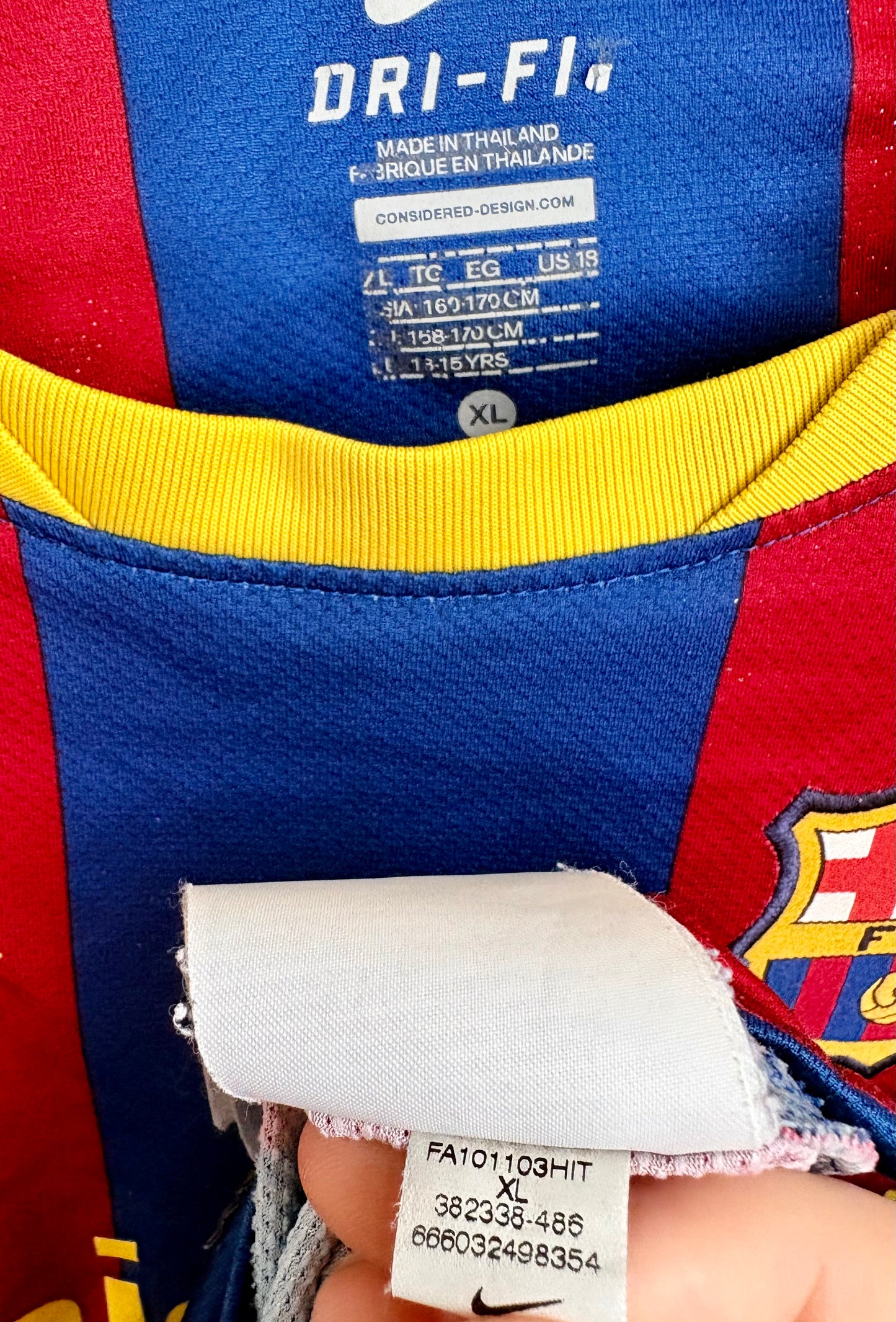 FC Barcelona langærmet fodboldtrøje 2010