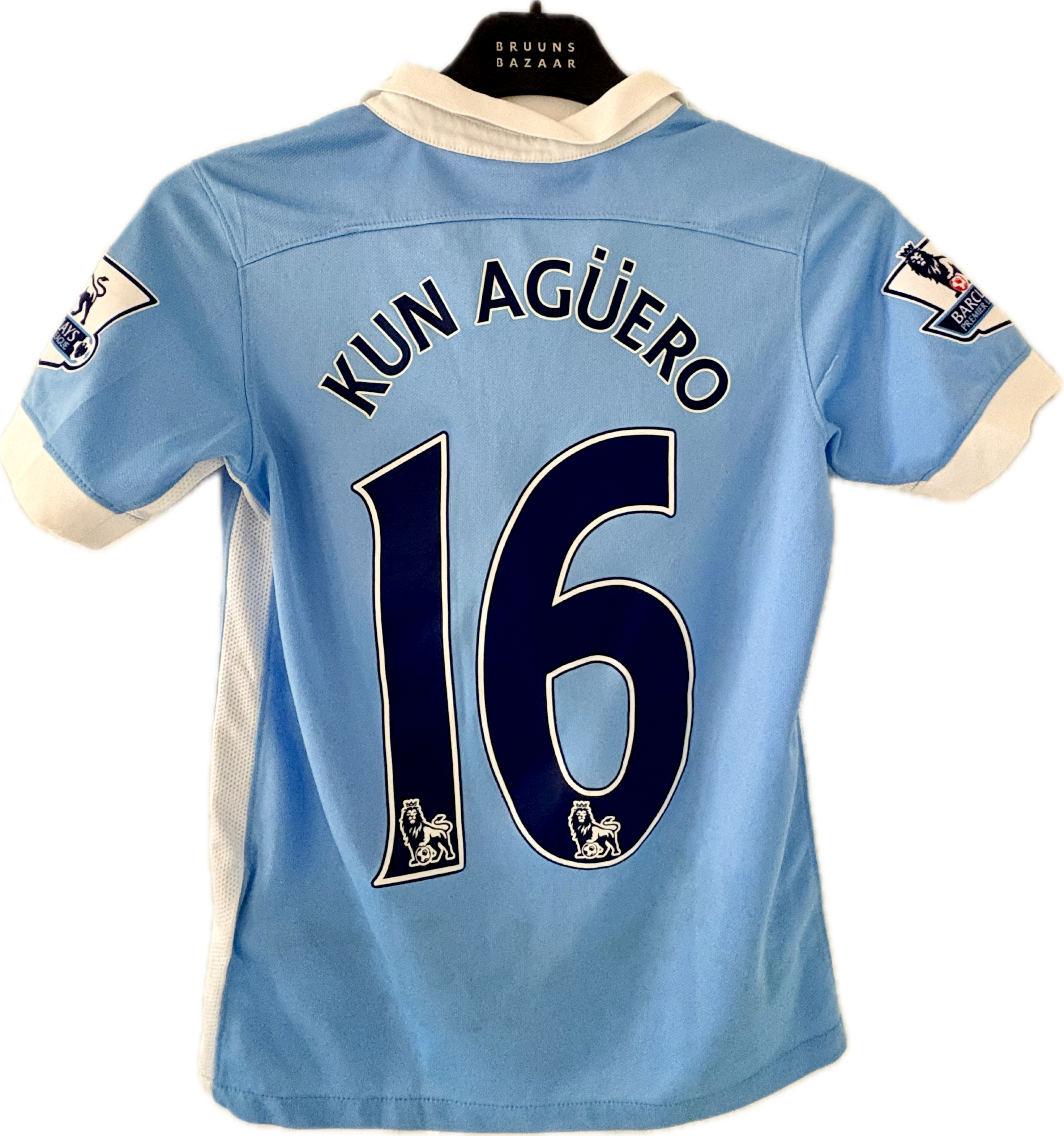 Manchester City fodboldtrøje med Kun Aguero