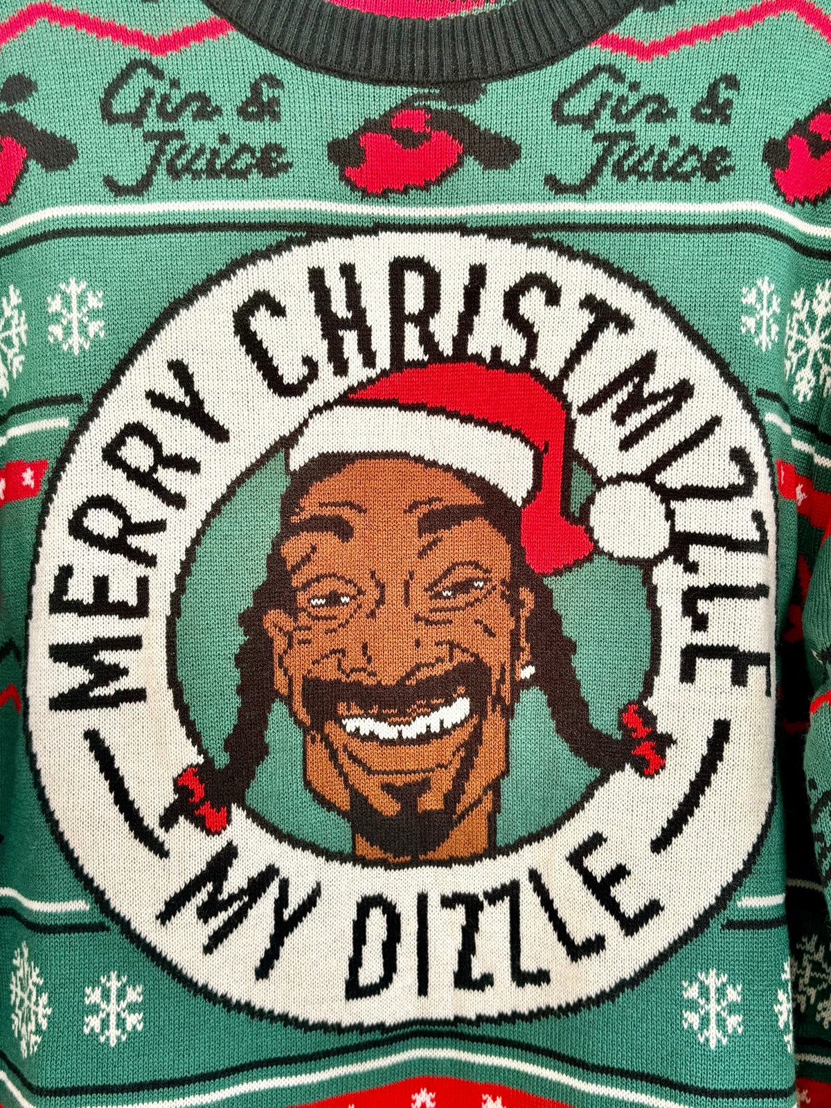 Snoop Dog juletrøje / julesweater i M/L