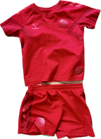 Danmark DBU fodboldtrøje + shorts