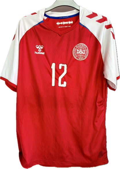 Danmark DBU fodboldtrøje 2021 - Fodboldminder.dk