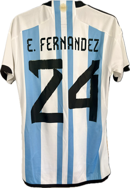 Argentina fodboldtrøje 2024/25 – Enzo Fernández #24