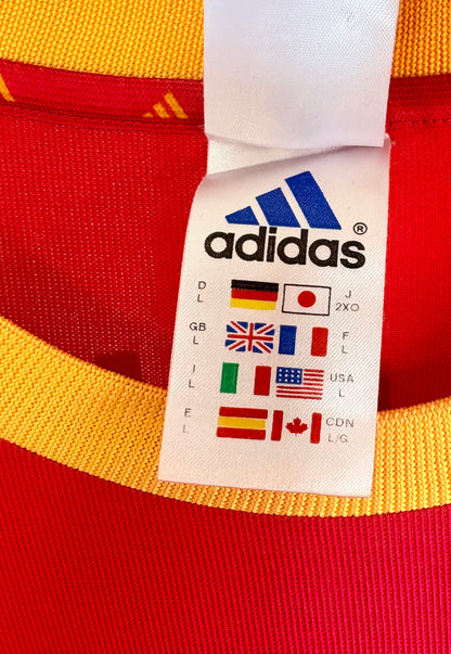 Spanien 2001 fodboldtrøje Raul #7 Adidas