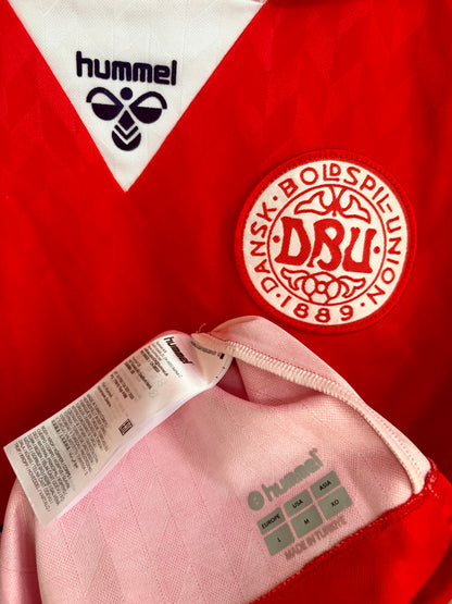 Dänemark Fußballtrikot 1988 Retro Elkjær 10