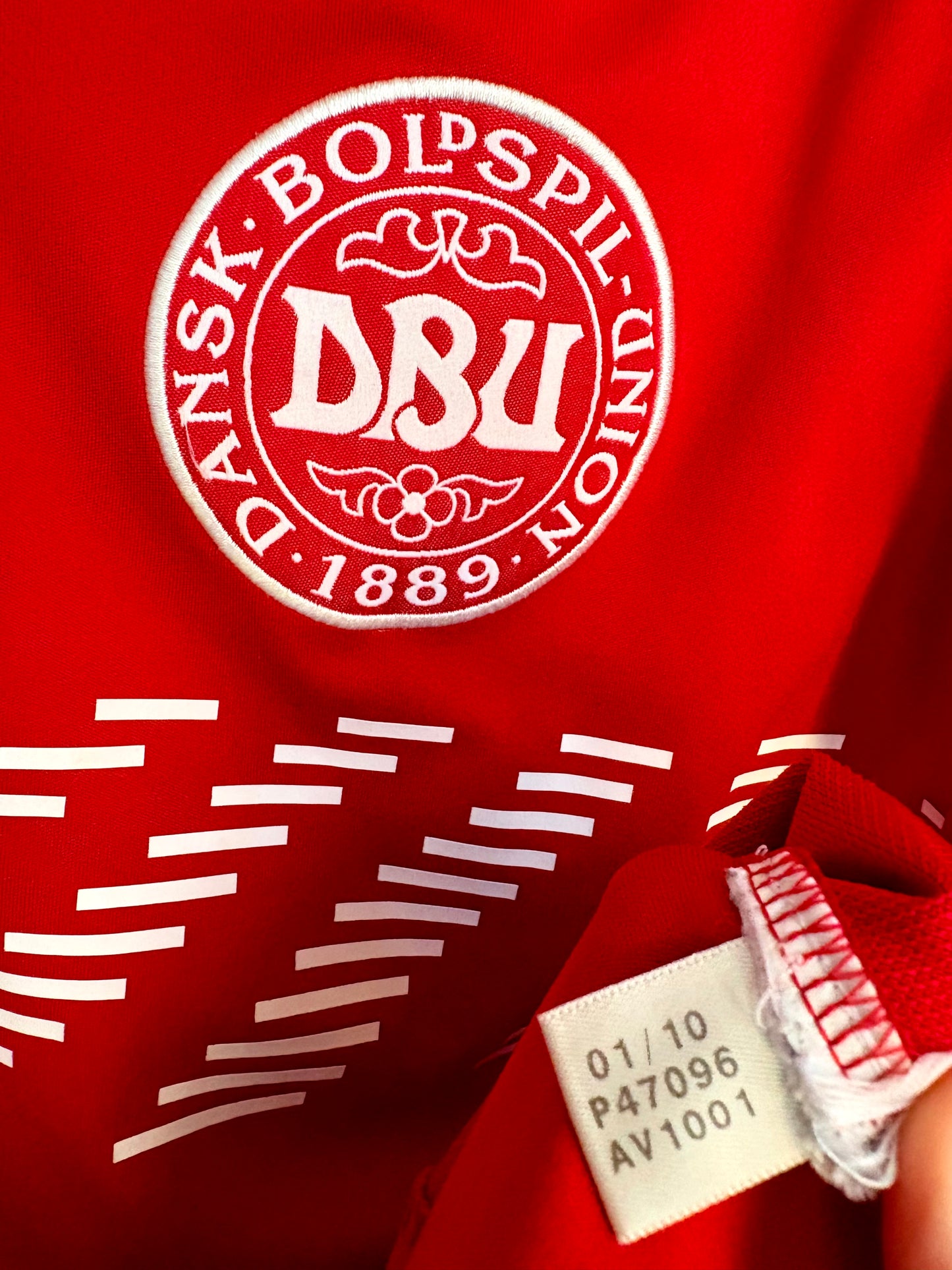 Danmark DBU fodboldtrøje 2010