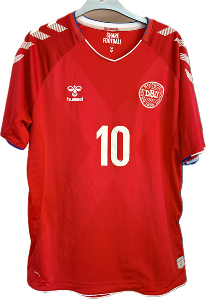 Danmark DBU fodboldtrøje Eriksen 2018