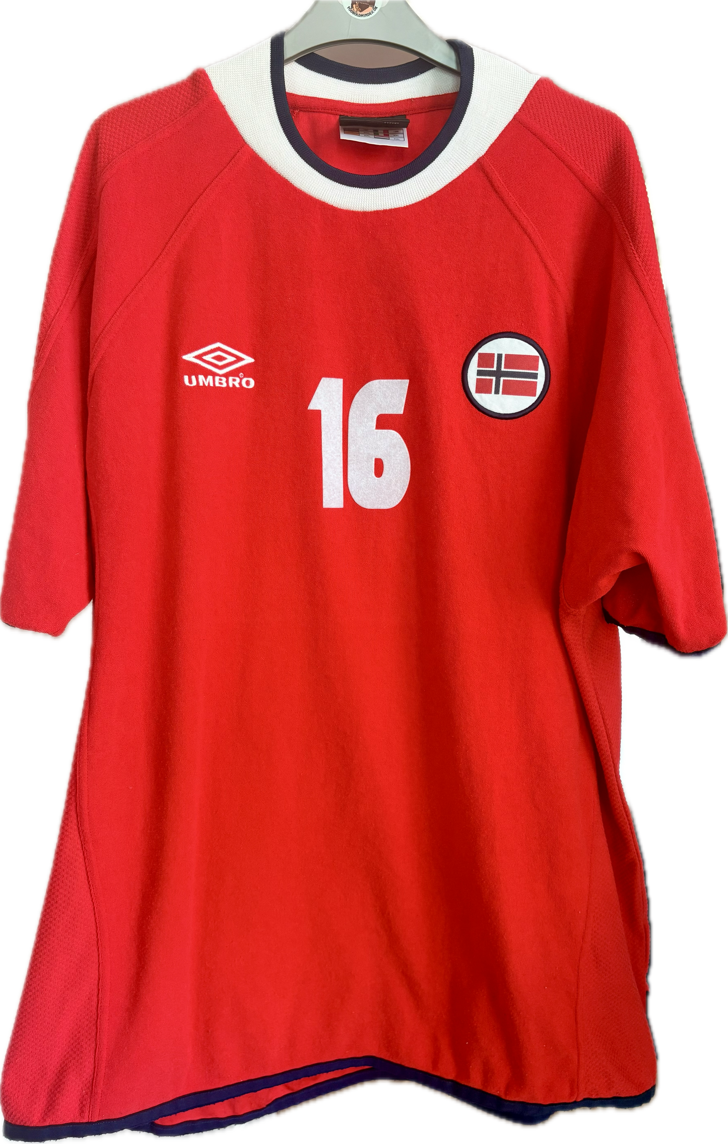 Norge 🇳🇴 fodboldtrøje 2000 Dan Eggen